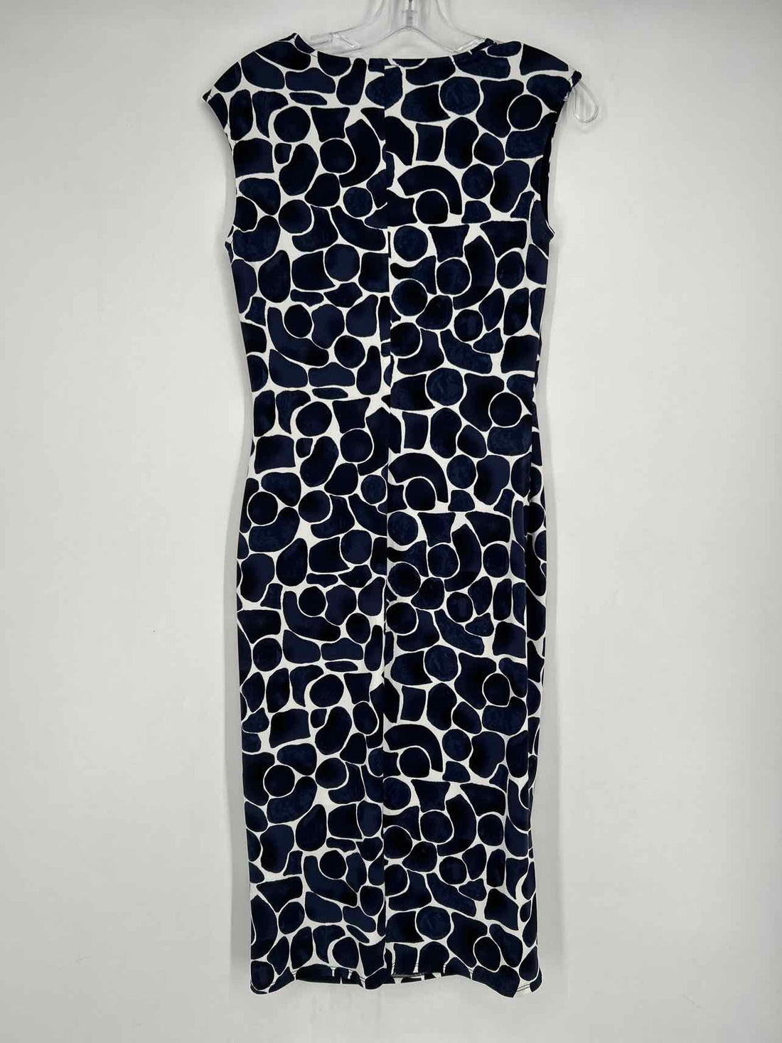 Nic+Zoe Size XS Navy & White Short Sleeve Dress