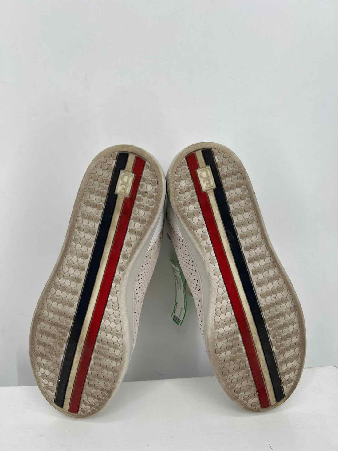 Ellen Degenres Women Size 8.5 White & Beige Sneakers