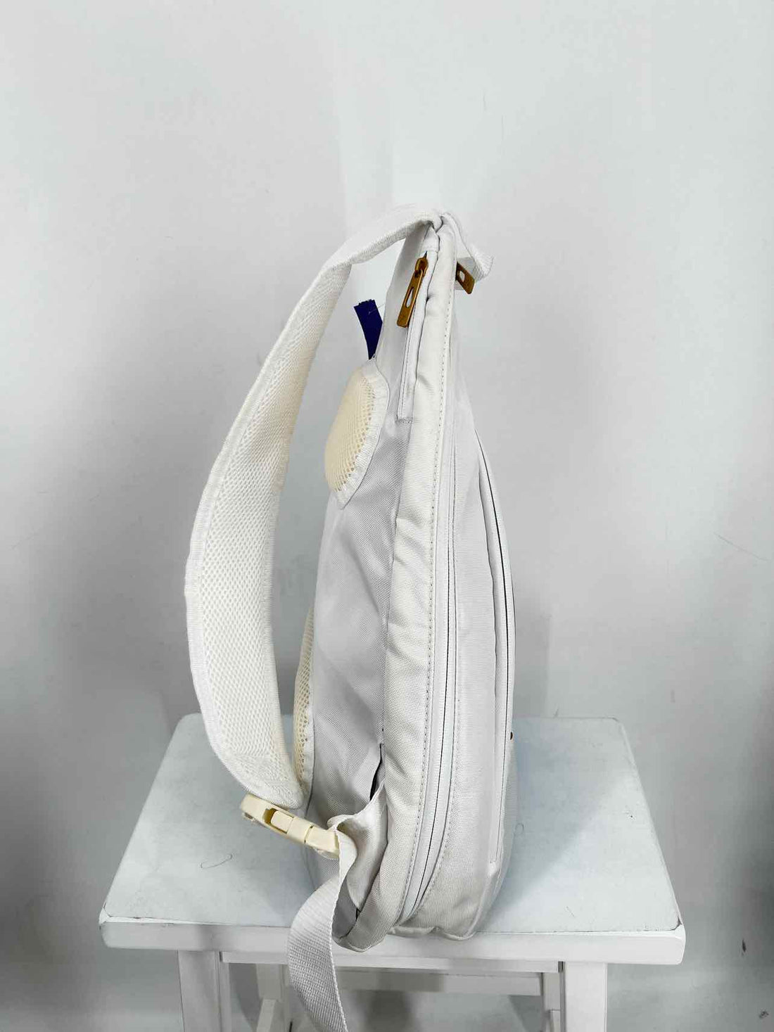 Franklin White Nylon Pre Owned Backpack