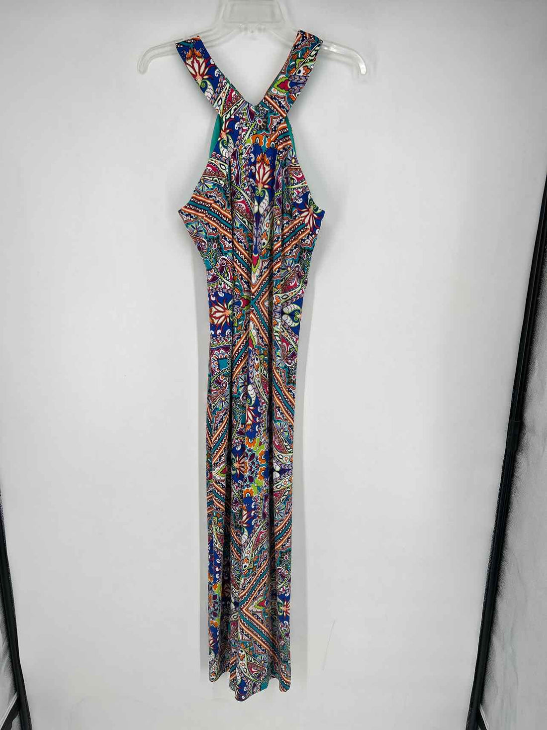 Cupio Size L Teal Print NWT Dress