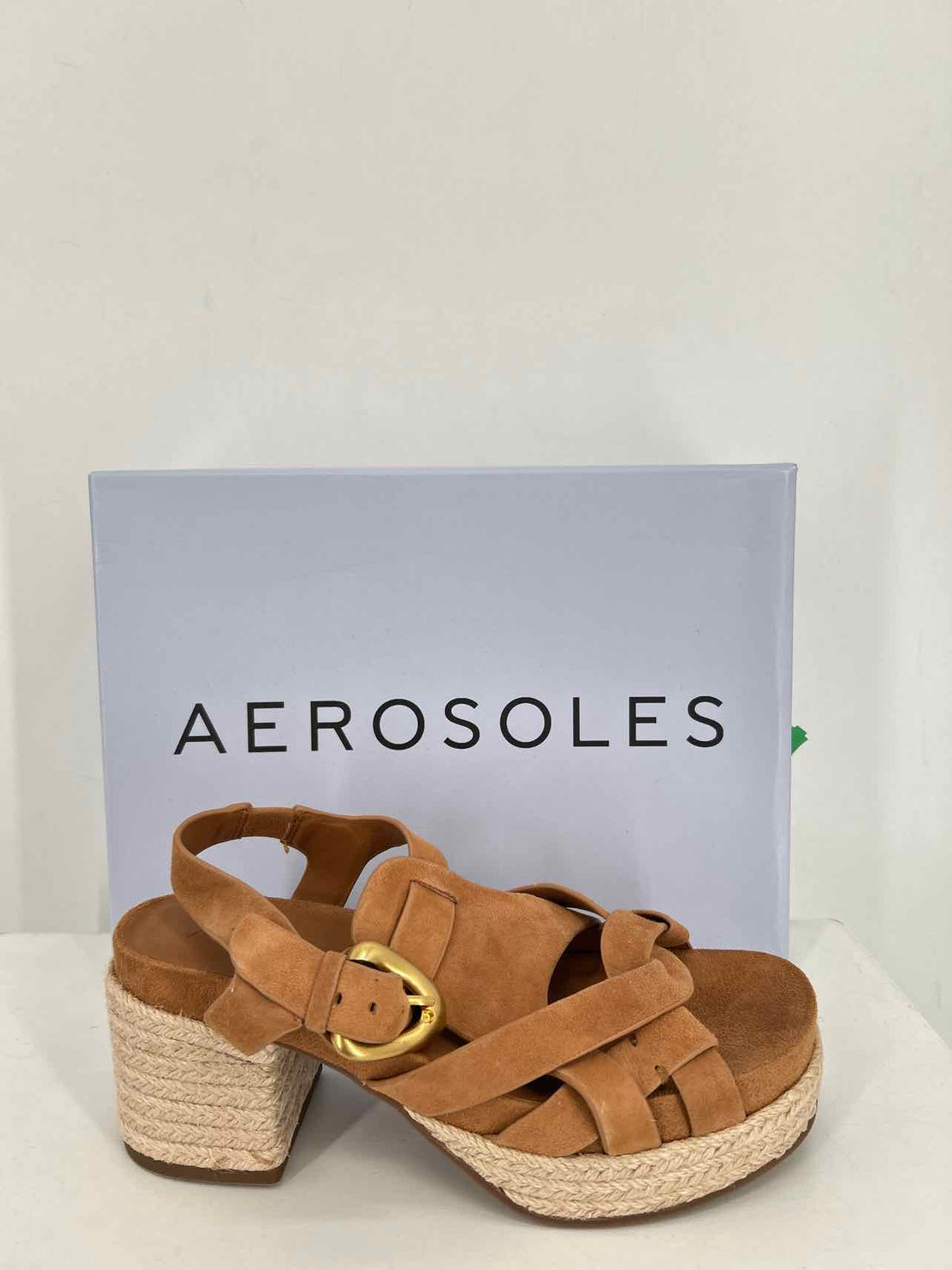 Aerosoles Women Size 7 Camel New In Box Espadrilles Sandals