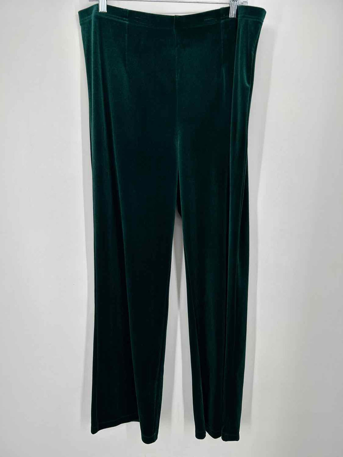 Chicos 2(12) Green Velvet NWT Holiday