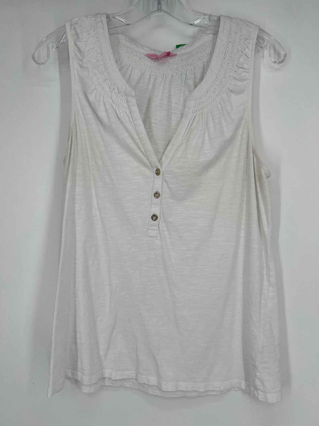 Lilly Pulitzer L White Sleeveless Lilly Pulitzer Top