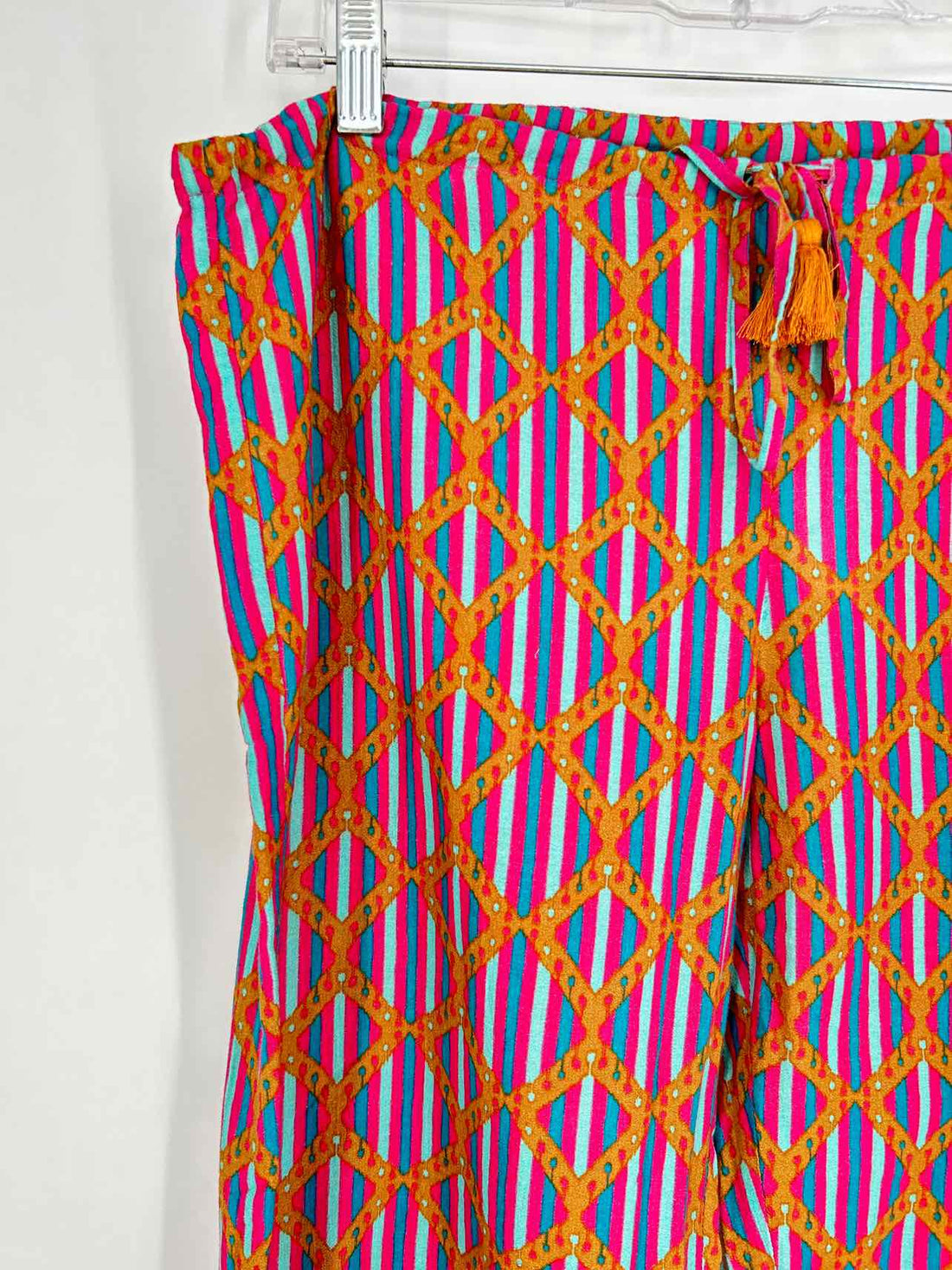Figue Size M Pink & Blue Stripe Pants