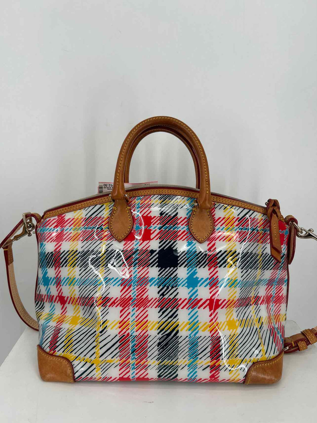 Dooney & Bourke Plaid Leather Good Satchel