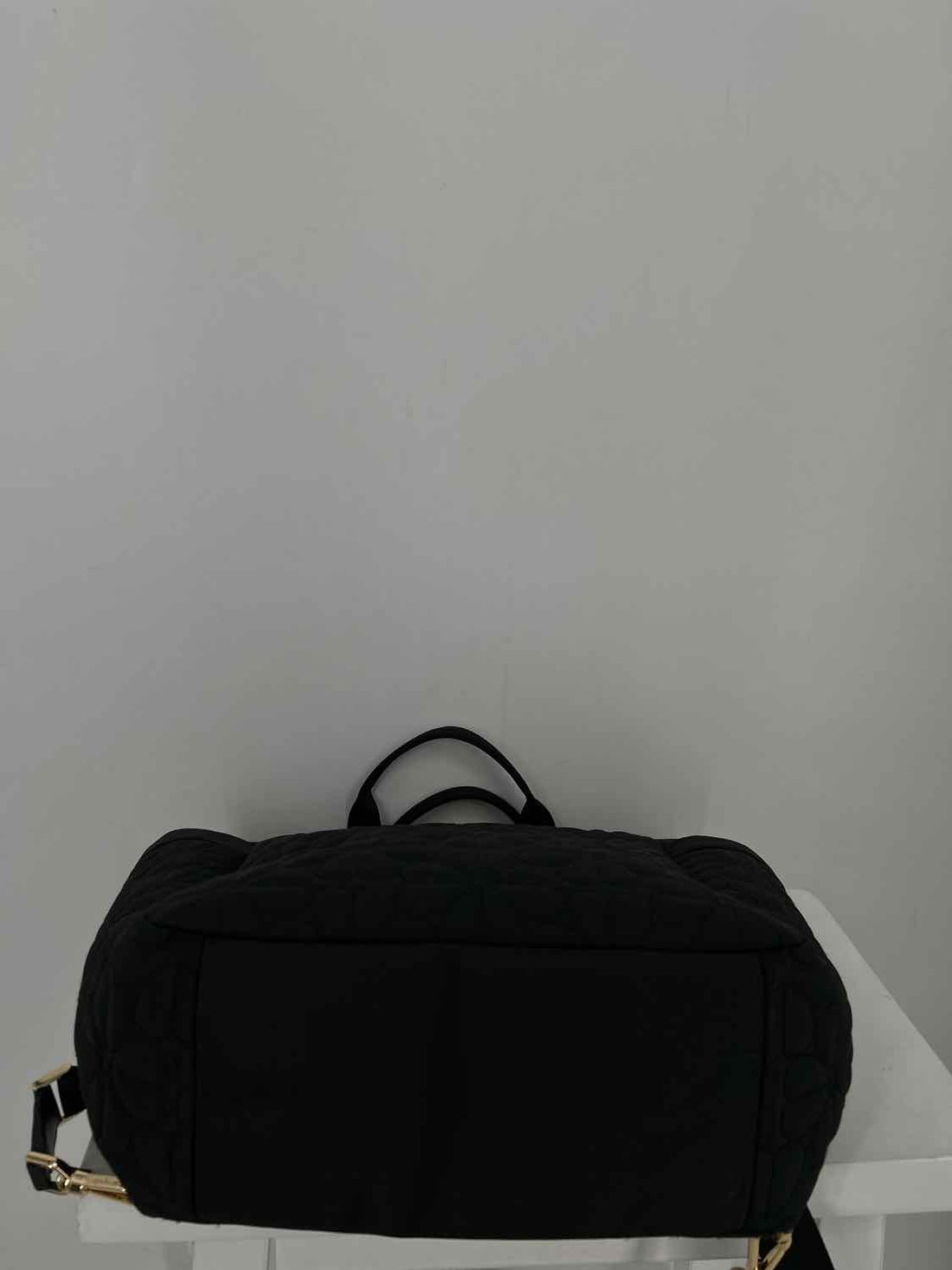 Kate Spade Black Quilted Nylon Excellent Condition Backpack