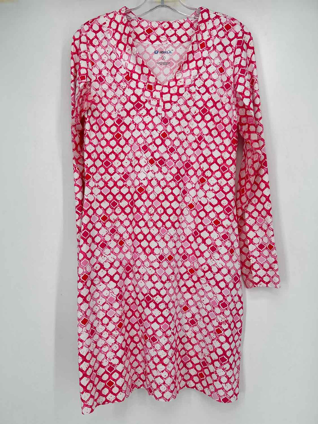 IBKUL Size S Pink Print Active Dresses