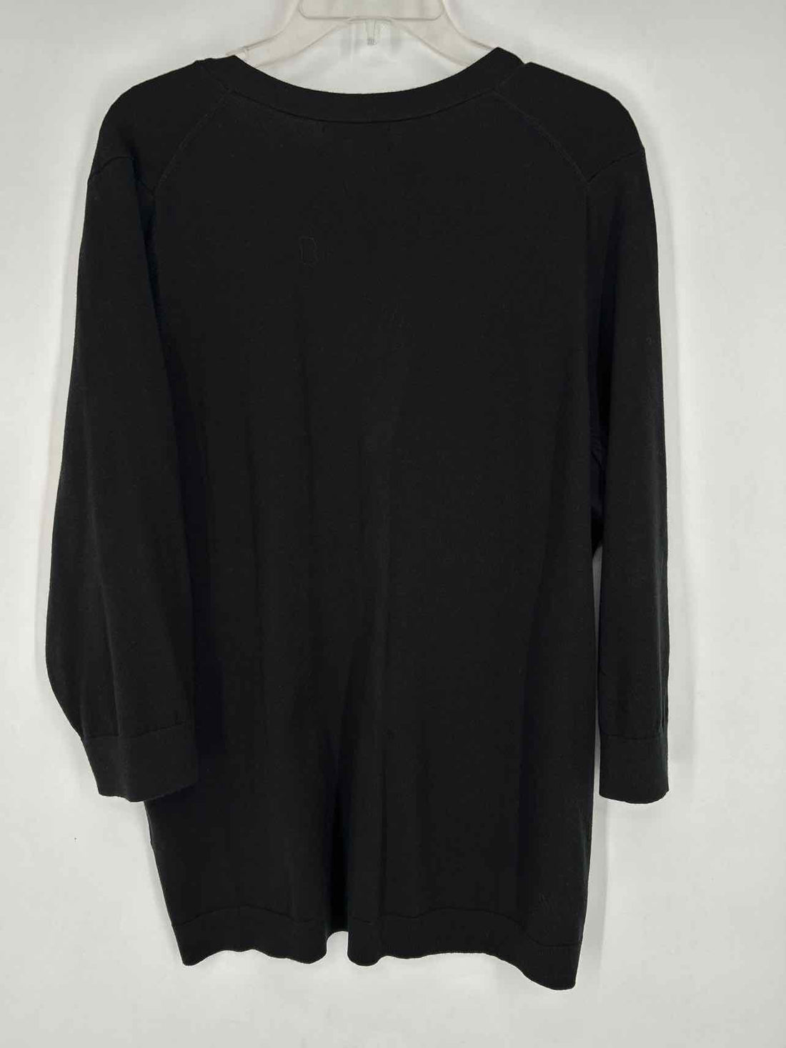 Lands' End Size 1X Black Cardigan