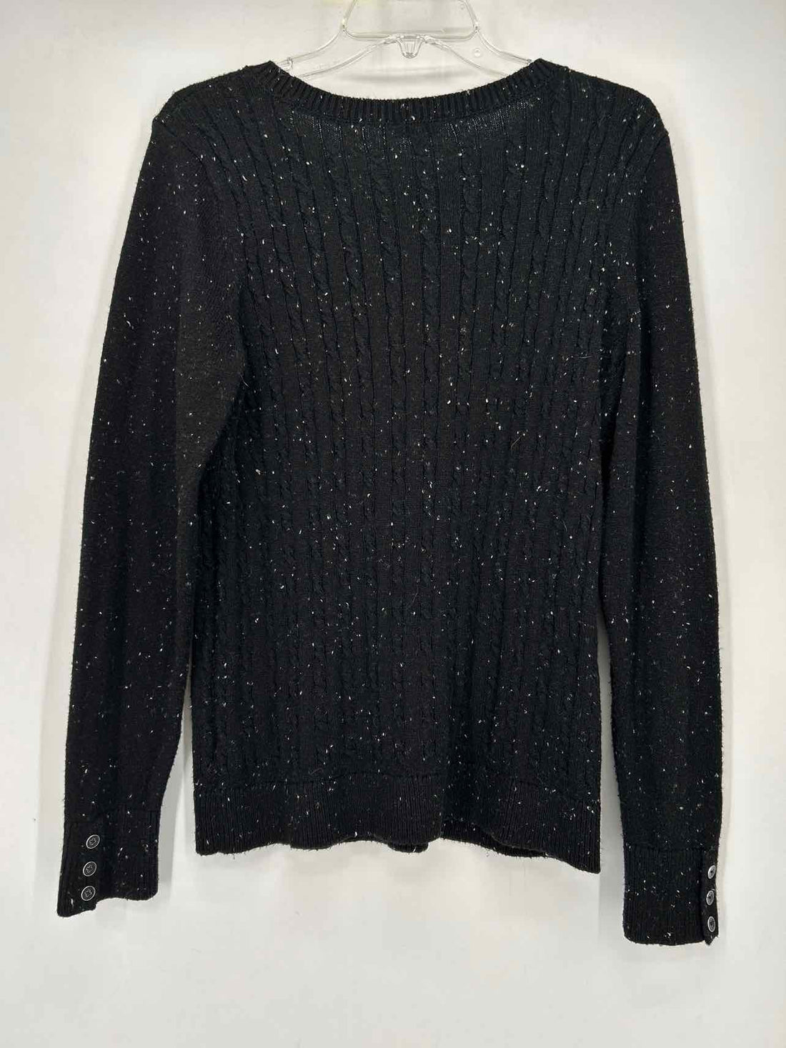 Talbots Size L Black Sweater
