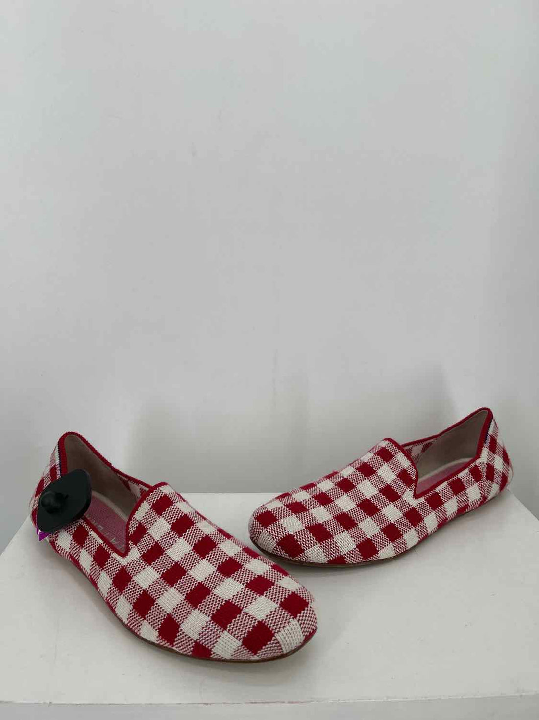 Rothys Women Size 8.5 Red & White Limited Edition Loafers