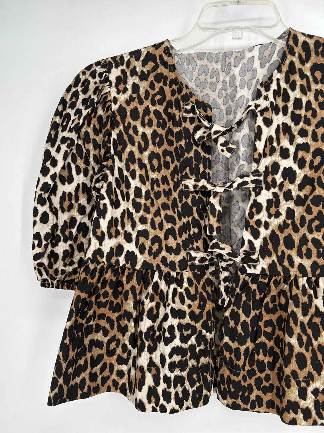Industry Size XS Leopard Short Sleeve