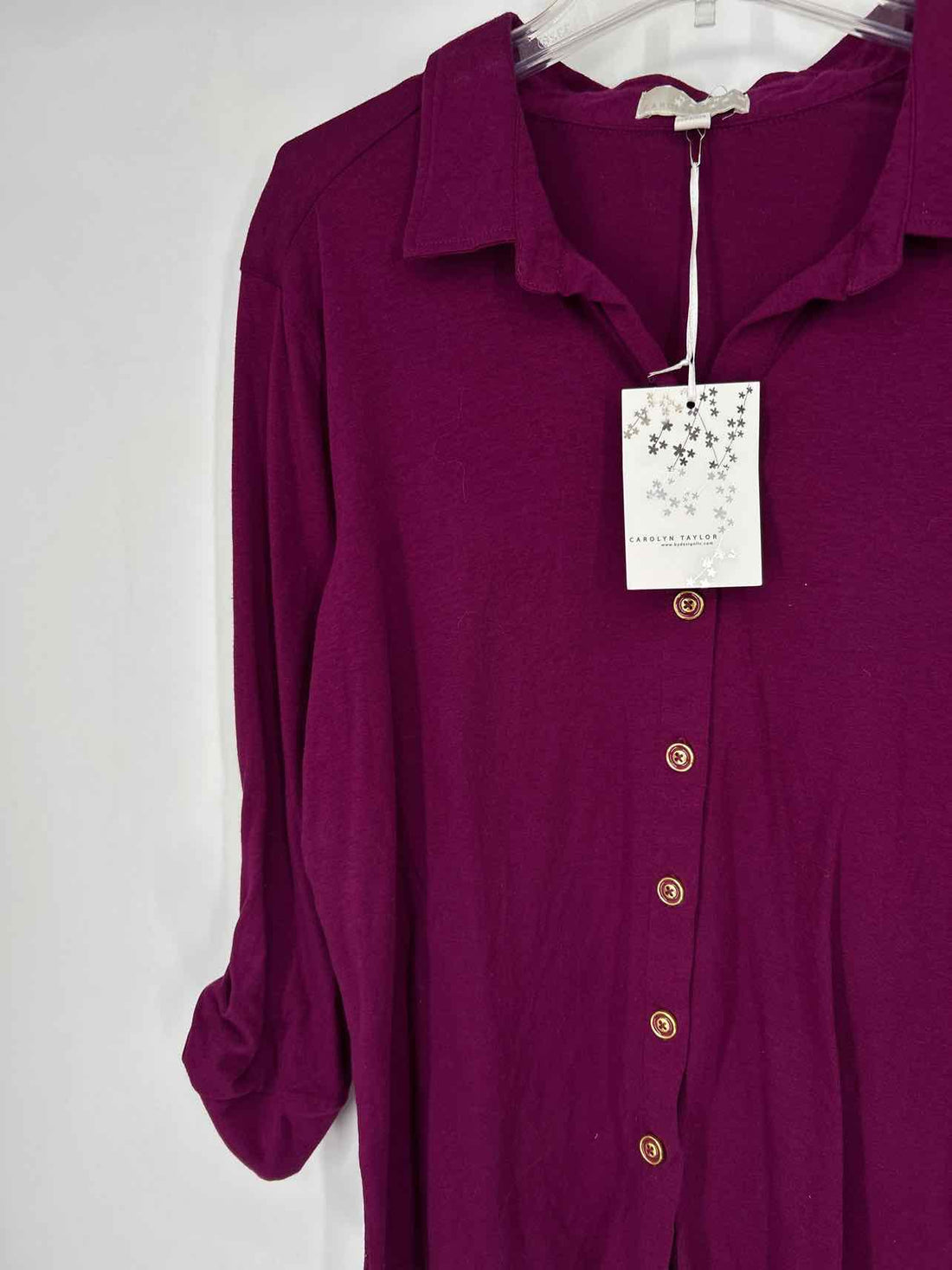 Carolyn Taylor Size XL Purple NWT Long Sleeve