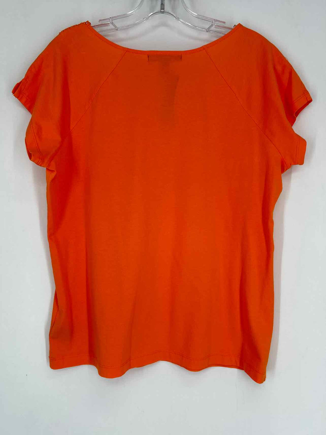 Lauren Ralph Lauren Size L Orange Short Sleeve
