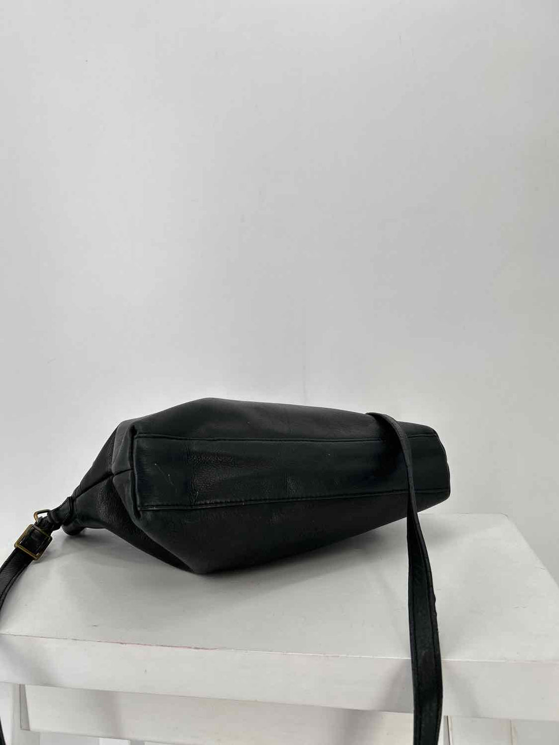 Margot Black Leather Crossbody