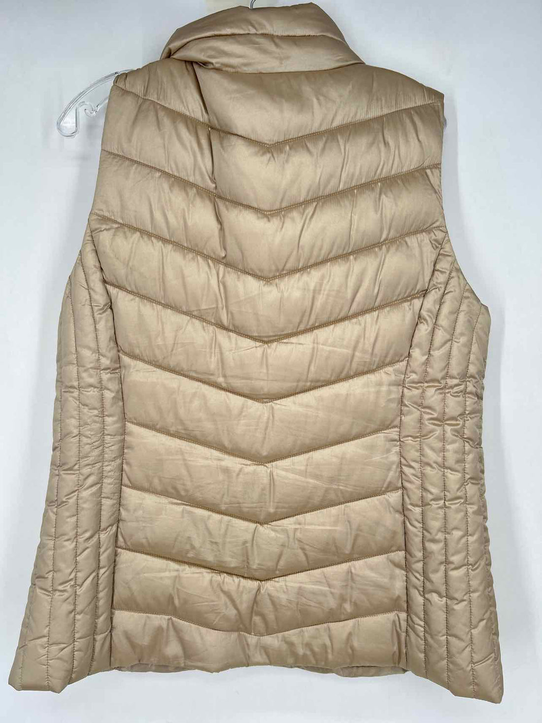 Talbots Size L Brushed Gold Puffer Vest