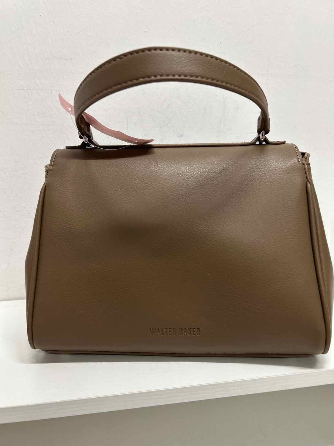 Walter Baker Brown Vegan Leather Pre Owned Purse