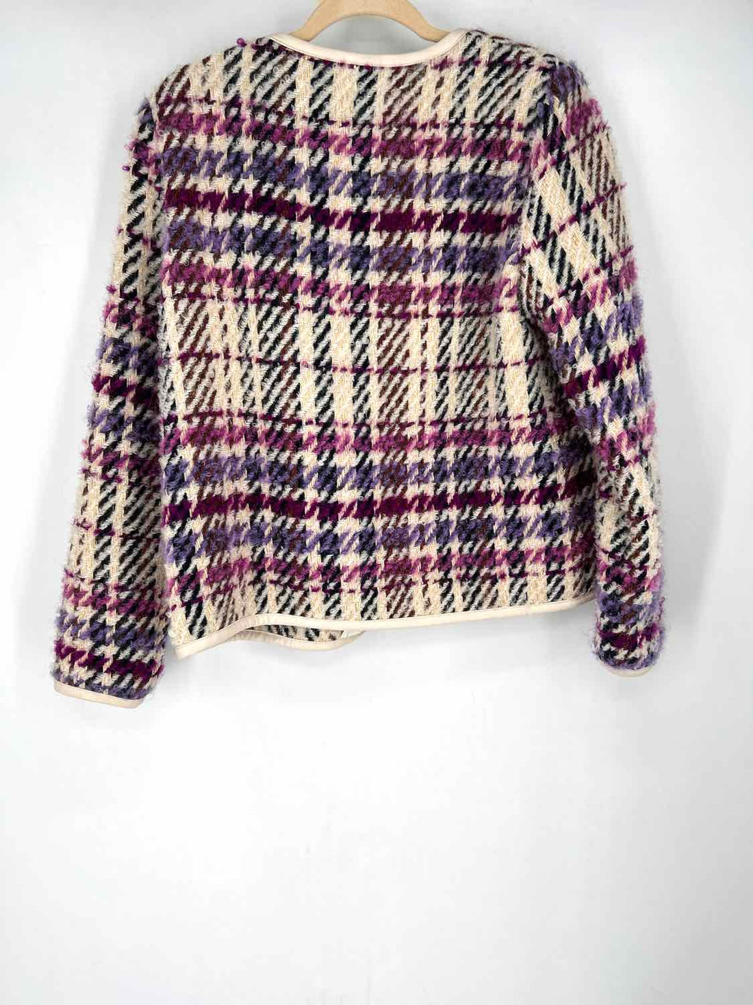 Karen Kane Size S Purple Tweed Blazer