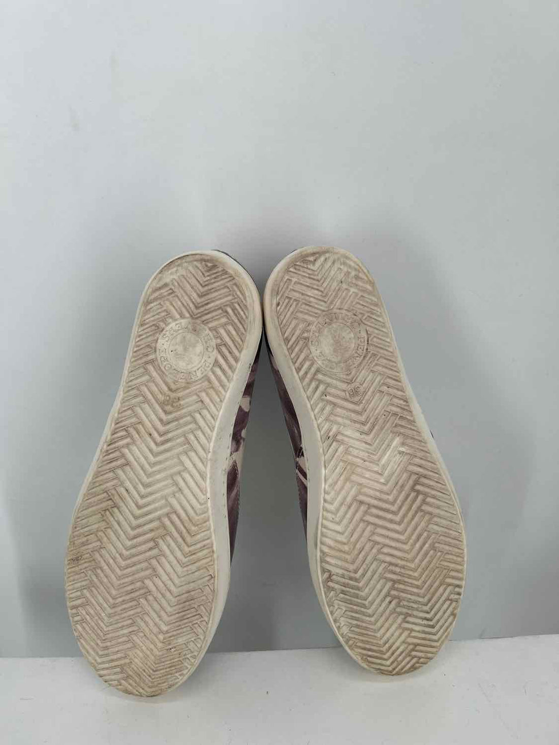 Penelope Chilvers Women Size 38 (7.5-8) Cream & Purple Sneakers