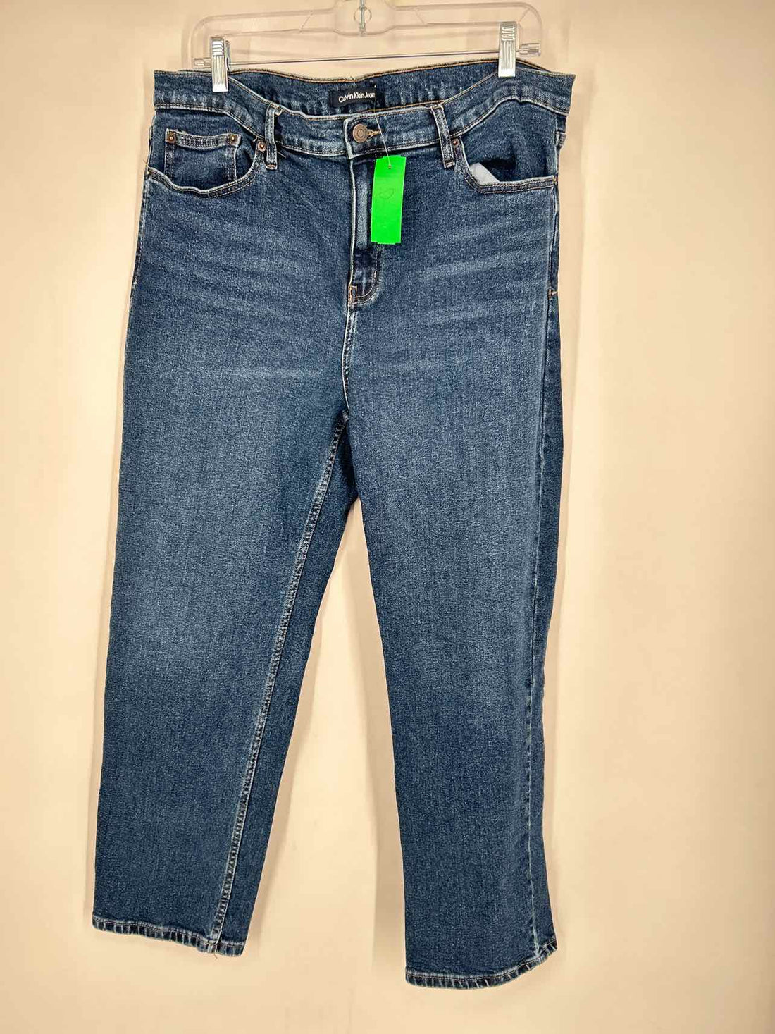 Calvin Klein Size 16 Dark Wash Denim Jeans