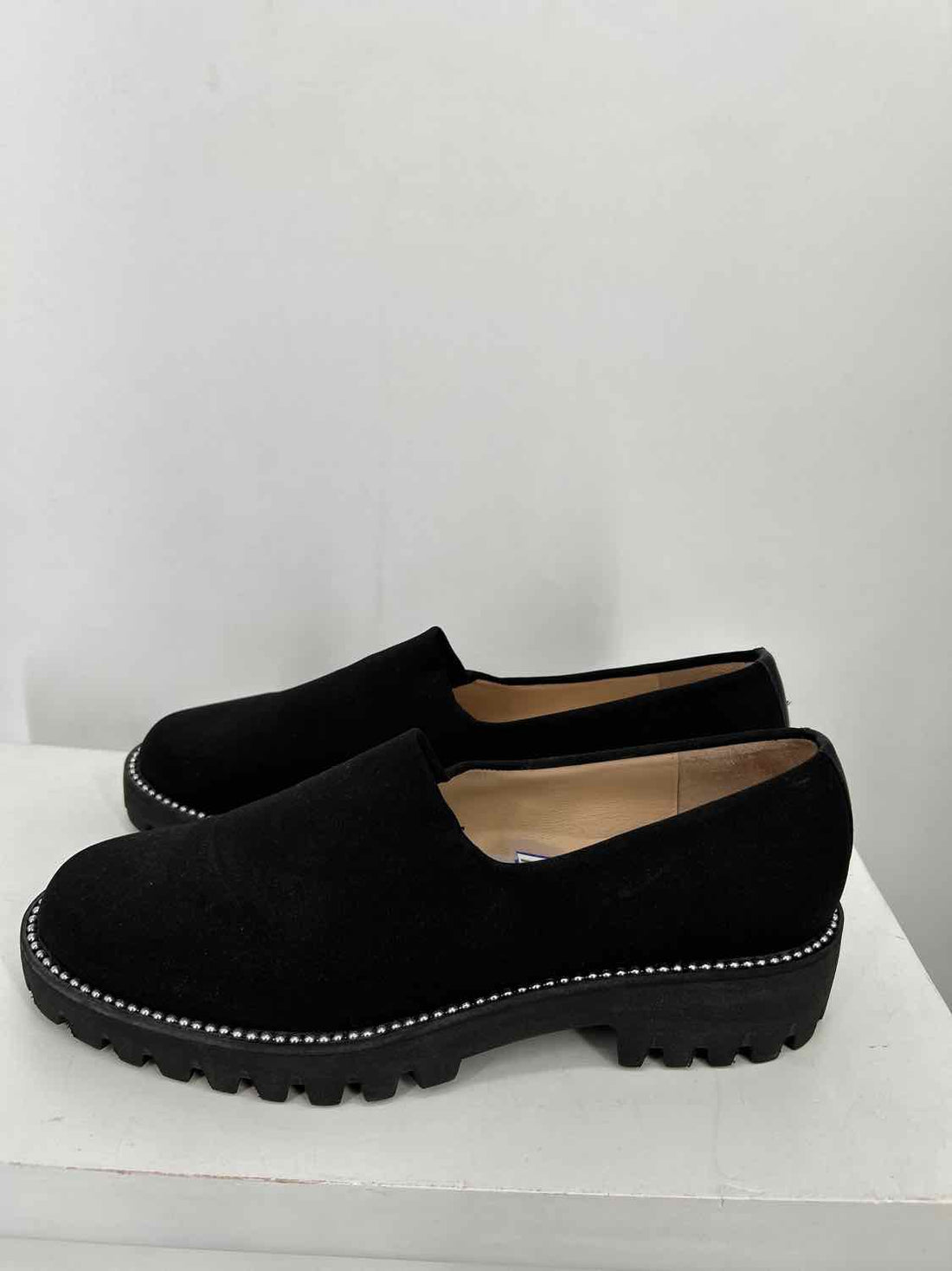 Jon Josef Women Size 39.5(8.5) Black Loafers