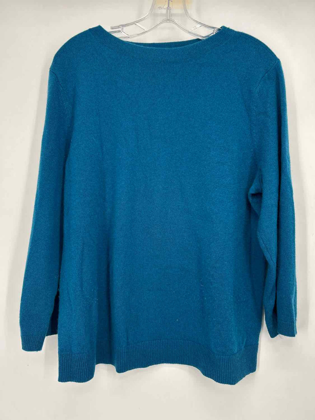 Talbots Size XL Teal Cashmere Sweater