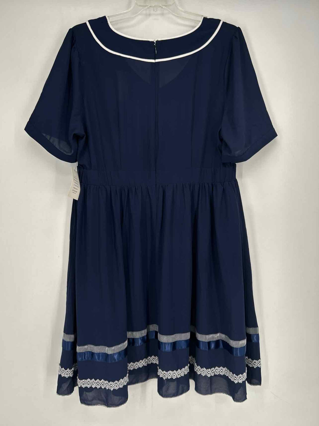 Eloquii Size 18 Navy & White NWT Dress