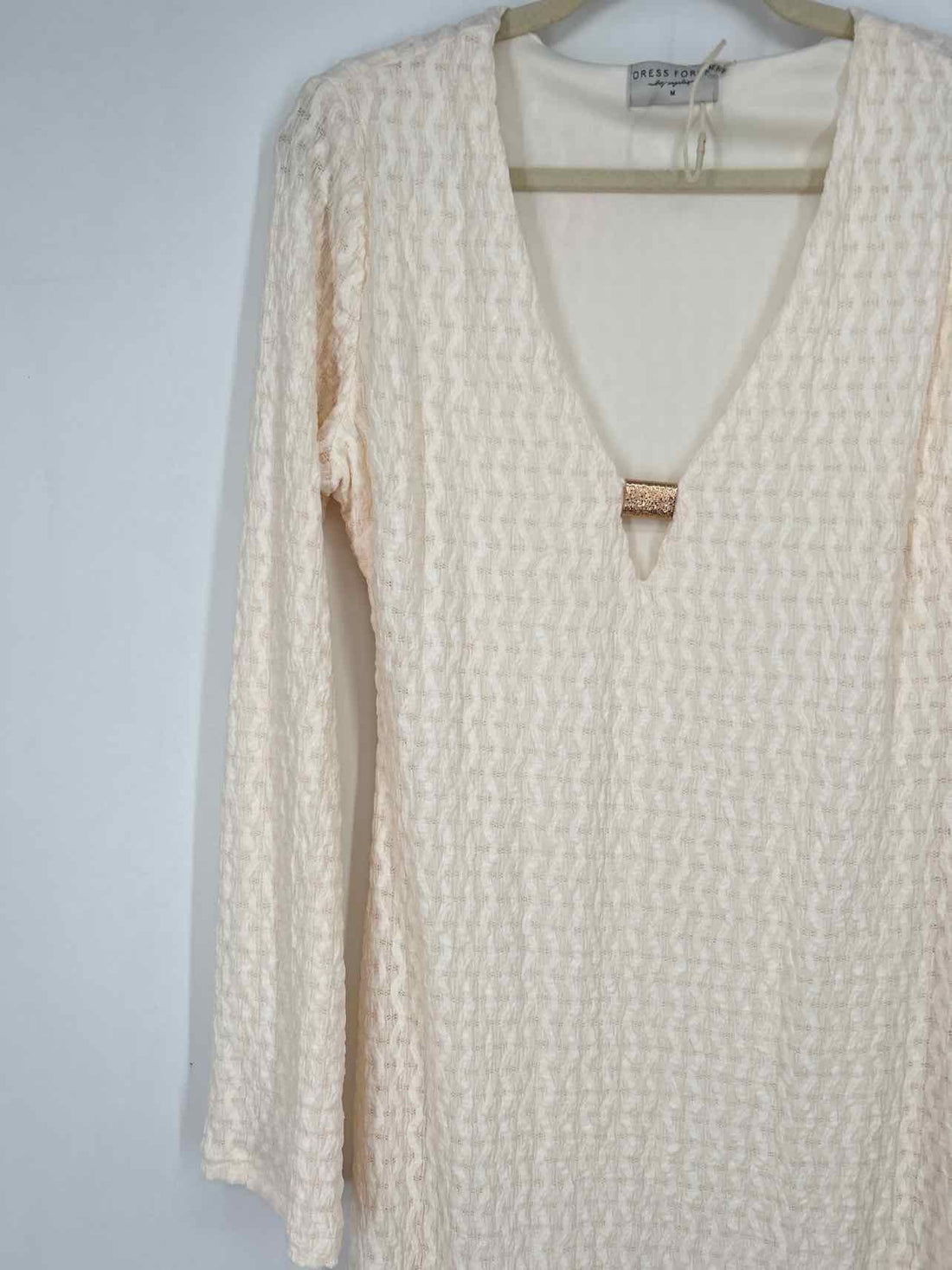 Dress Forum M Ivory Textured New Boutique Dress a