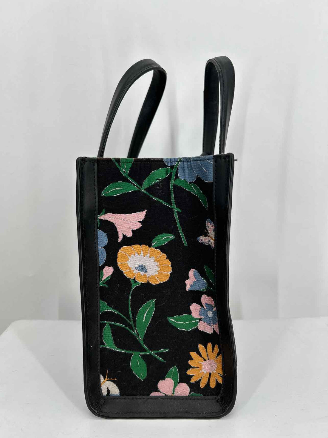 Kate Spade Black Floral Canvas Crossbody