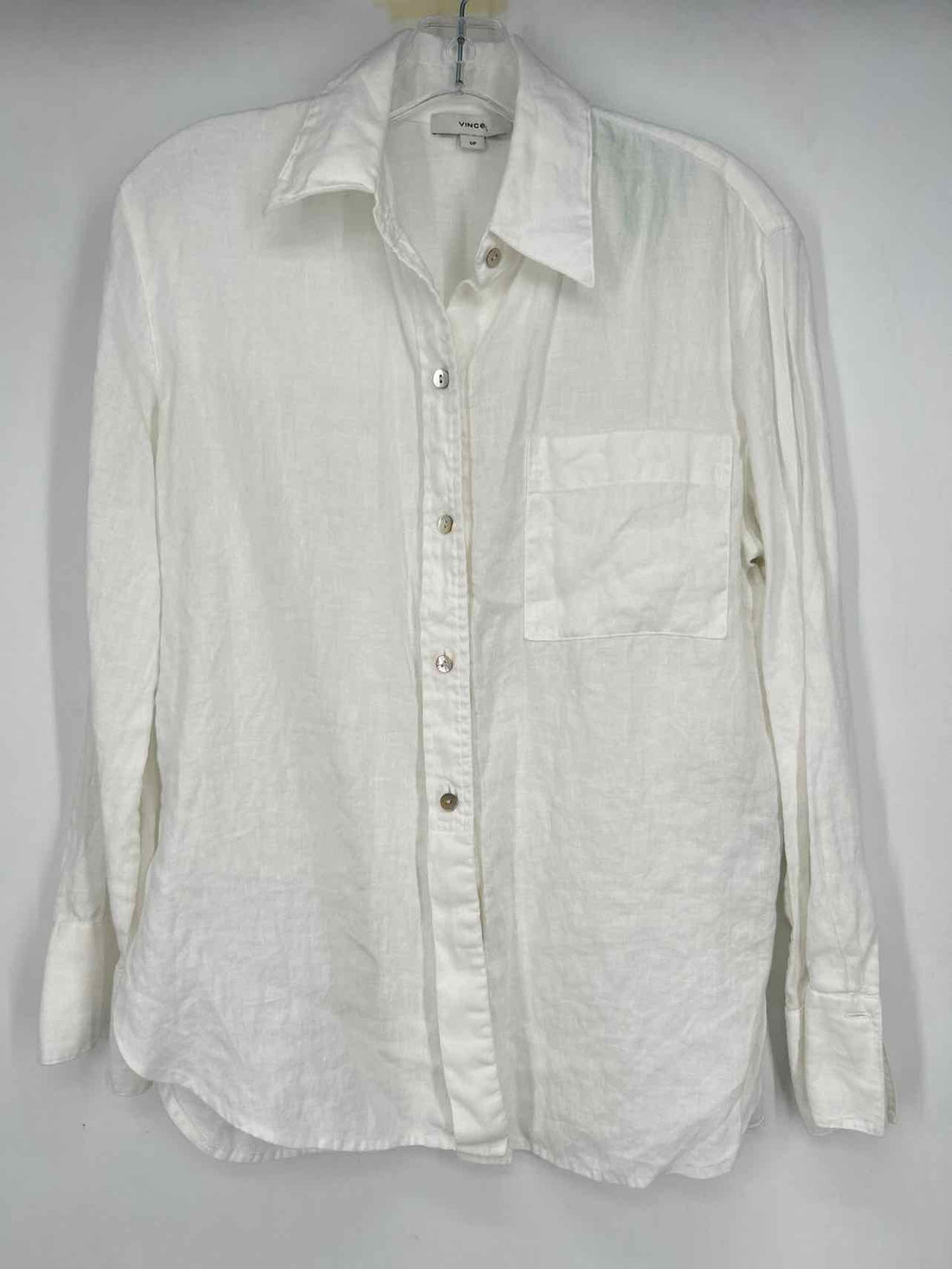 Vince Size S White Long Sleeve