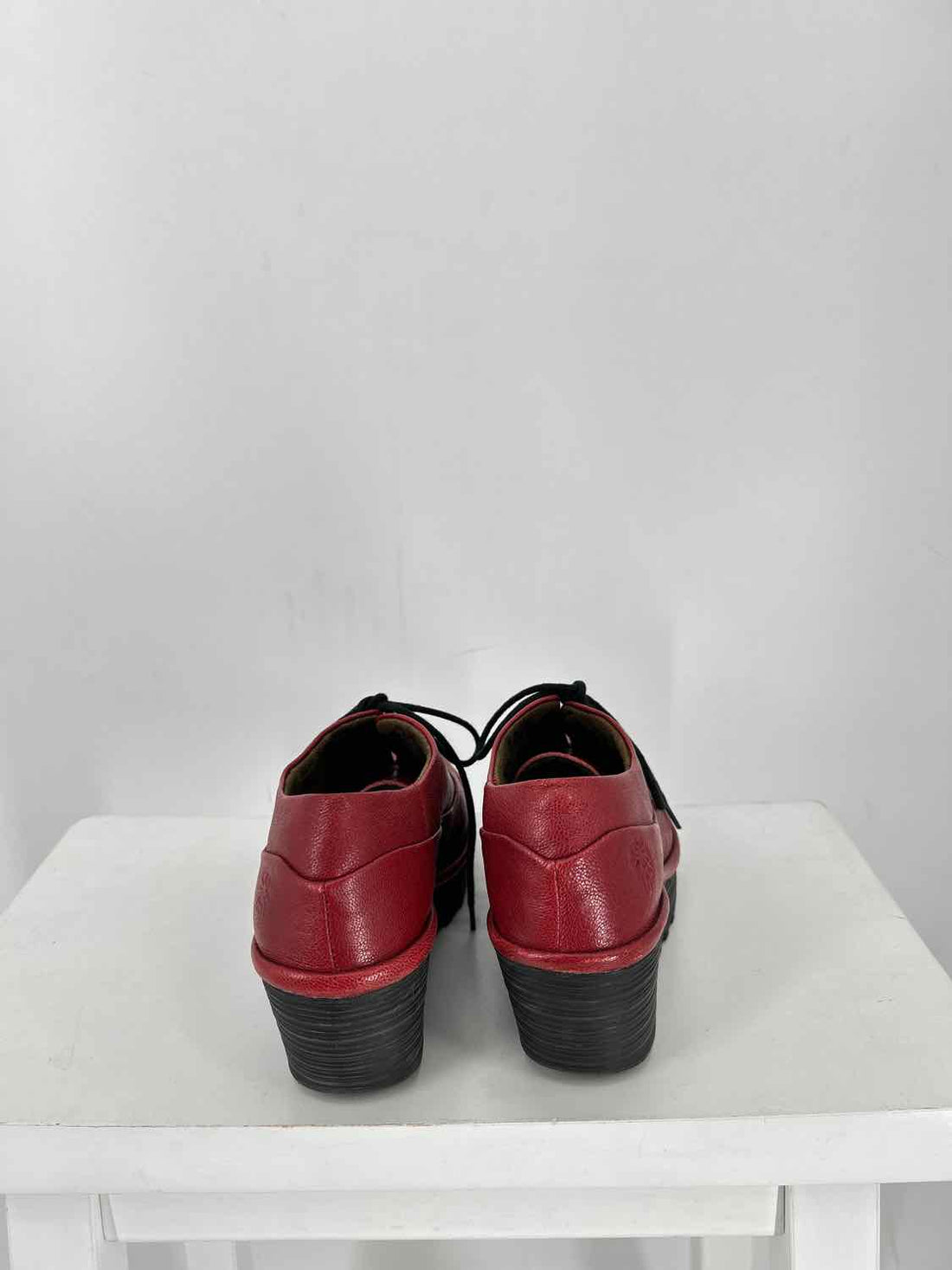 Fly london Women Size 37 Red Leather Wedges