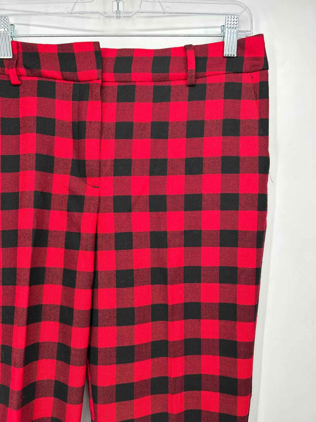 Talbots Size 10P Red Gingham Pants