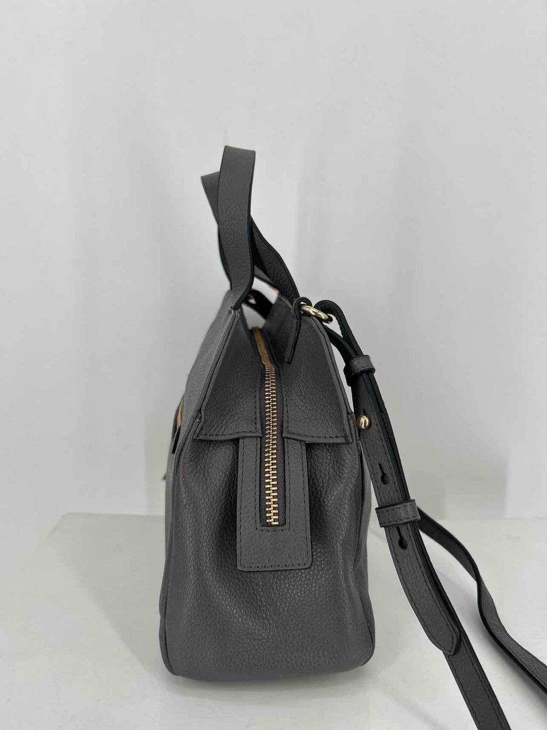 Radley London Gray Leather Pre Owned Satchel