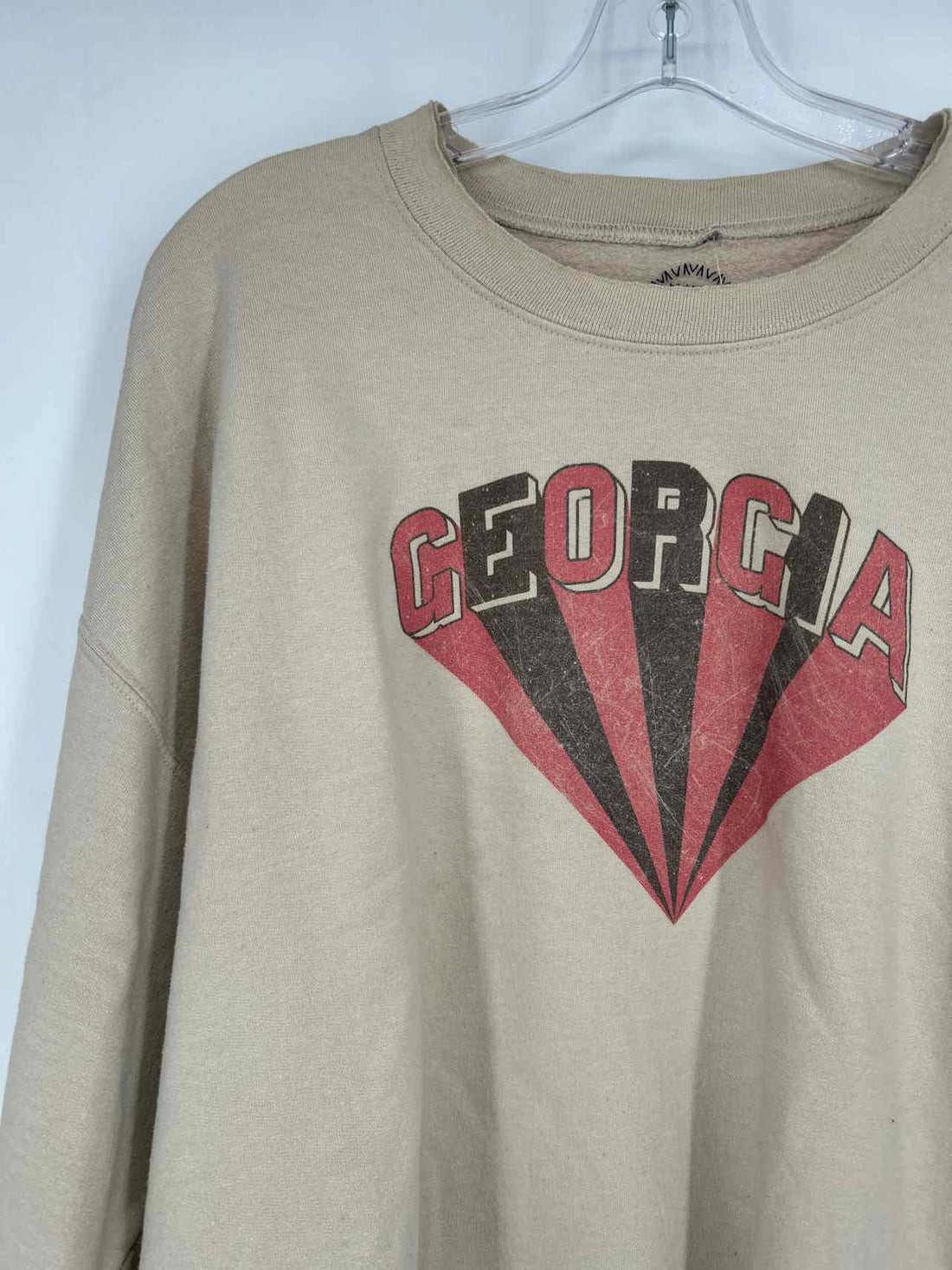 Mamie Ruth Size L Cream Active Sweatshirts