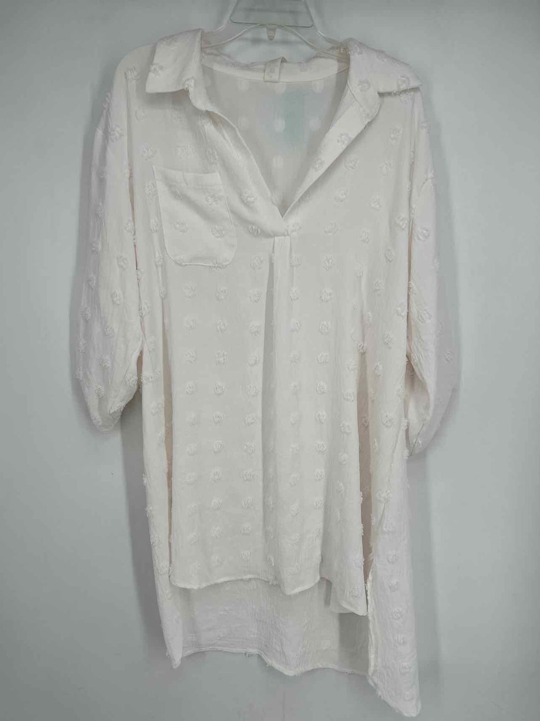 b Size XL White Coverup