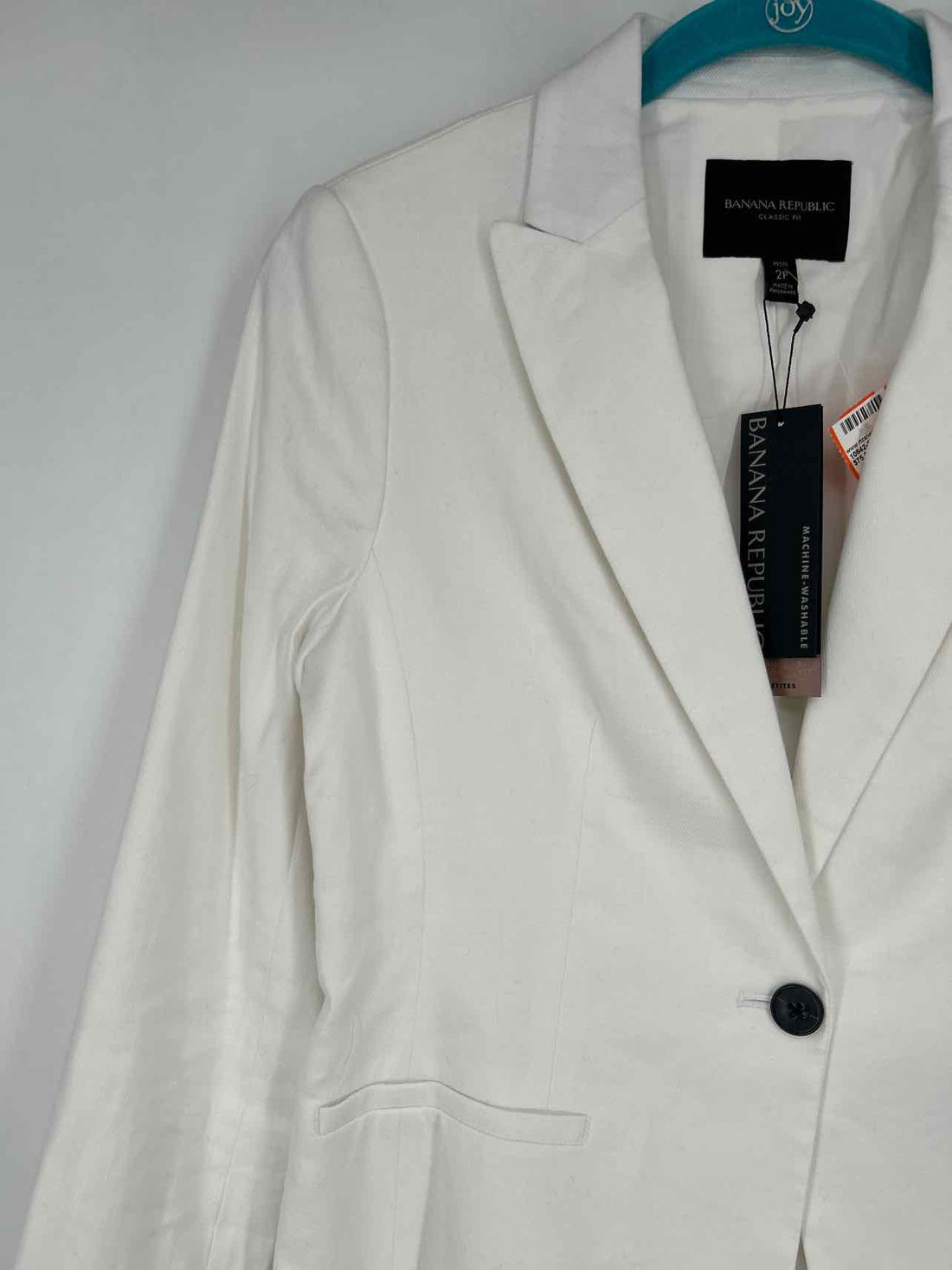 Banana Republic Size 2P White NWT Blazer