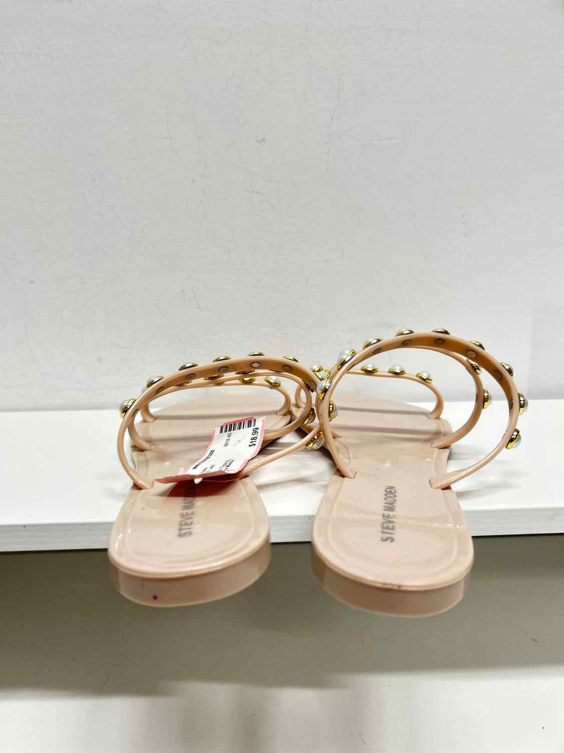 Steve Madden Women Size 7 Blush Jelly Sandals