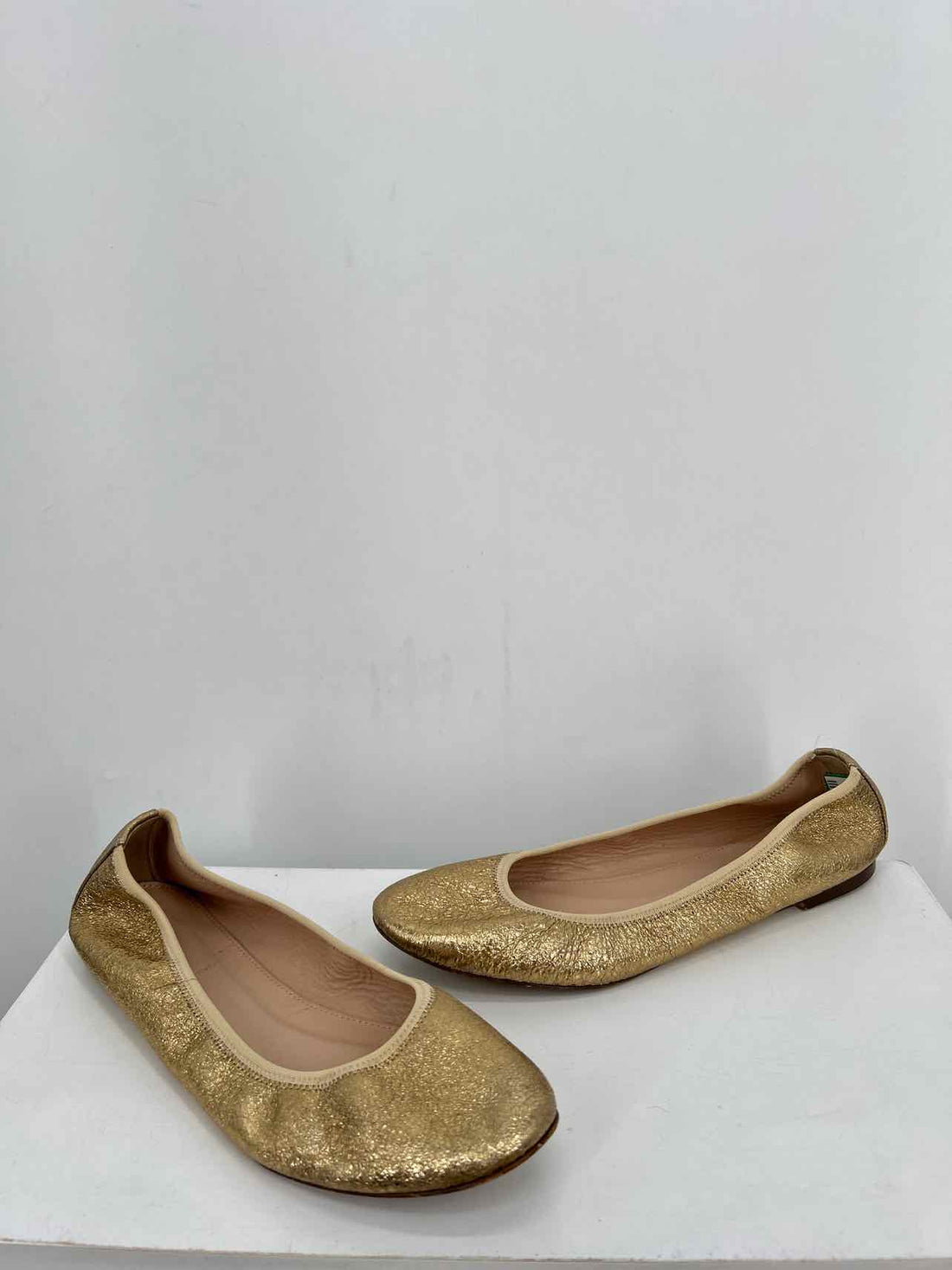 J Crew Women Size 9 Gold Flats