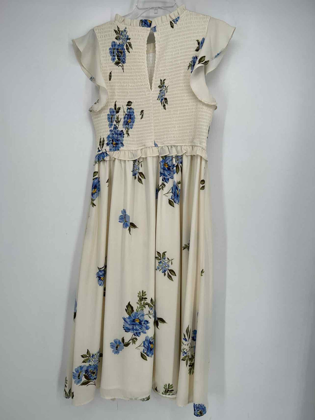 Sugar Lips Size M Cream Floral SS Dress