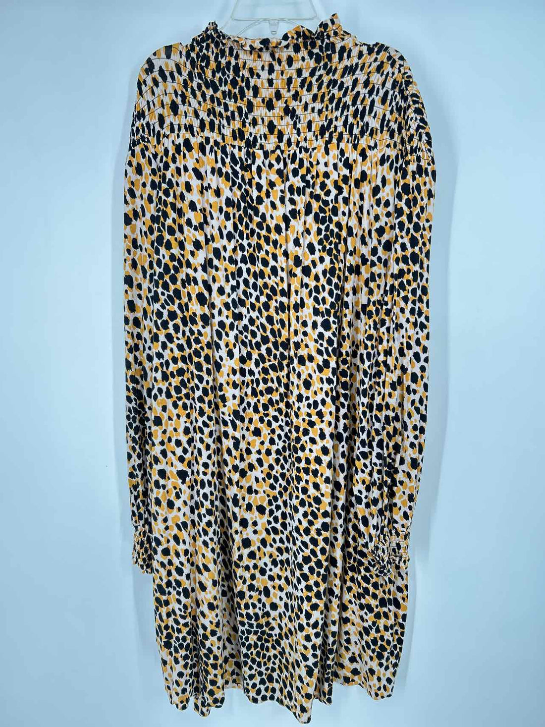 Ann Taylor Size L Leopard Long Sleeve Dress