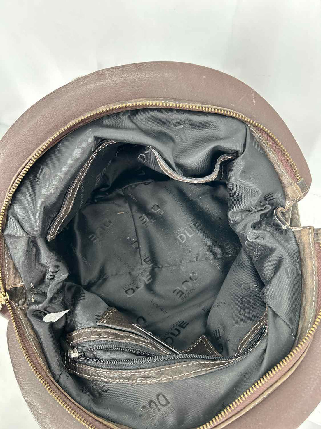 Tentazione Due Dark Brown Leather Pre Owned Shoulder