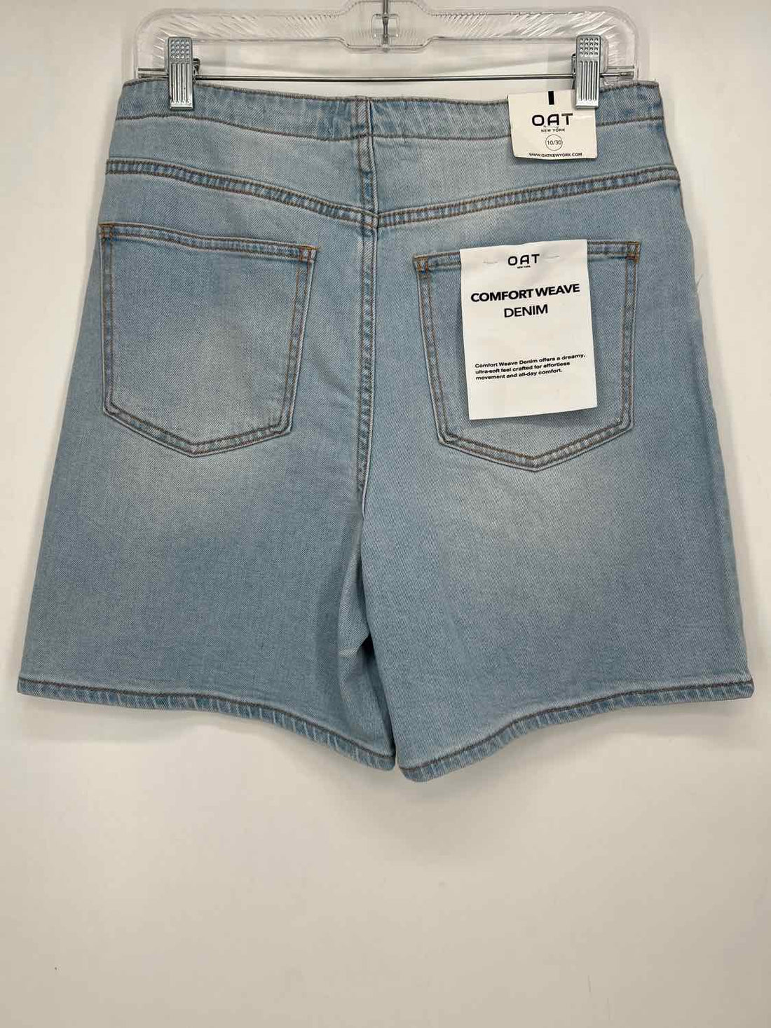 OAT New York Size 10 Light Wash Denim Shorts