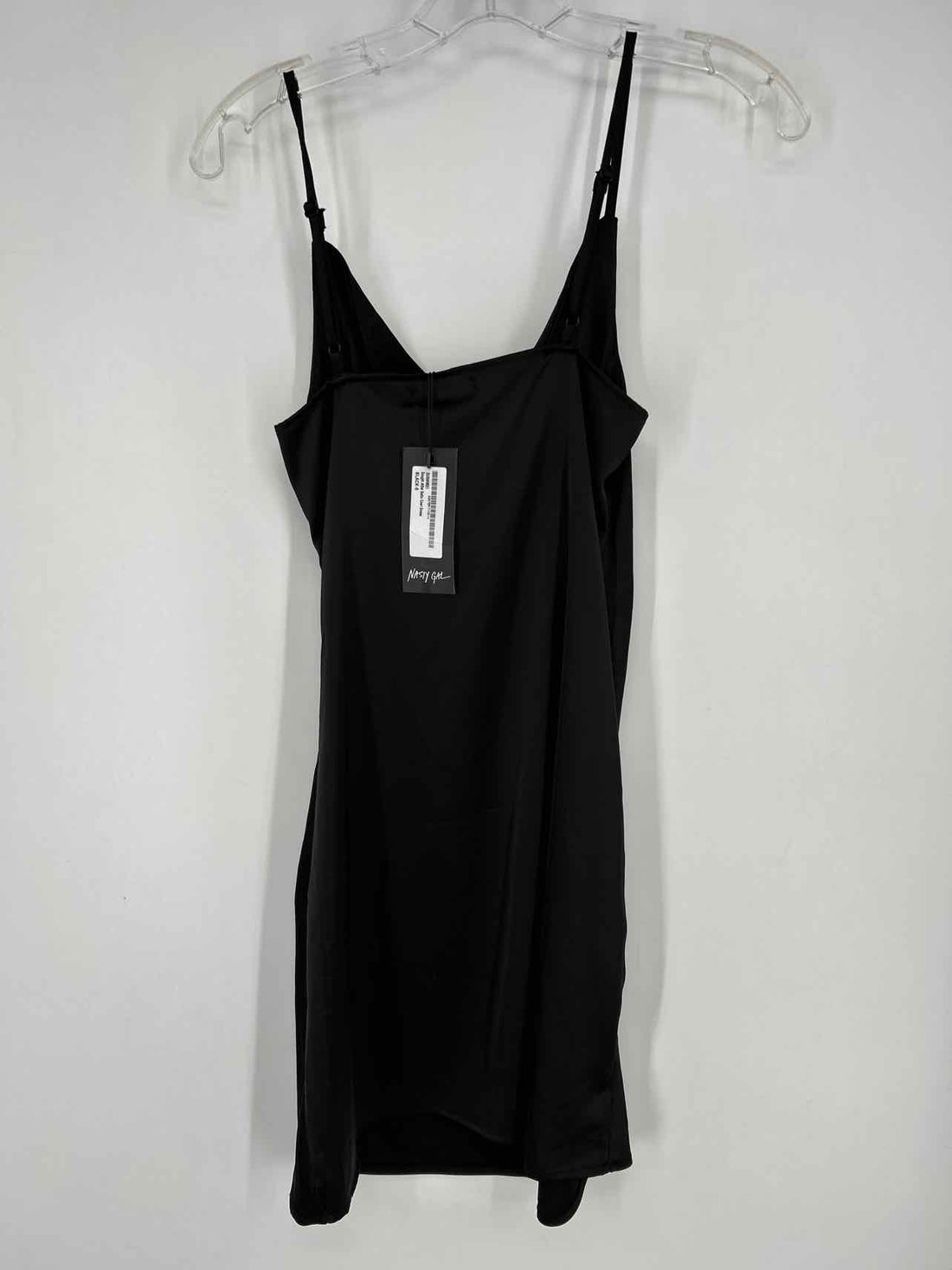 Nasty Gal Size 2 Black Satin NWT Dress
