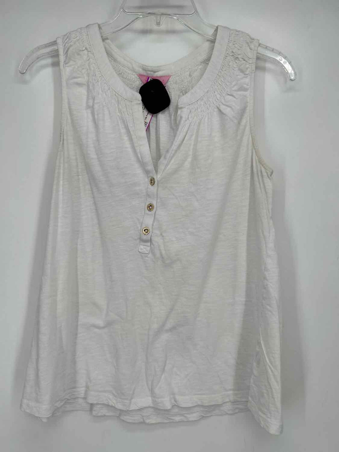 Lilly Pulitzer M White Sleeveless Lilly Pulitzer Top