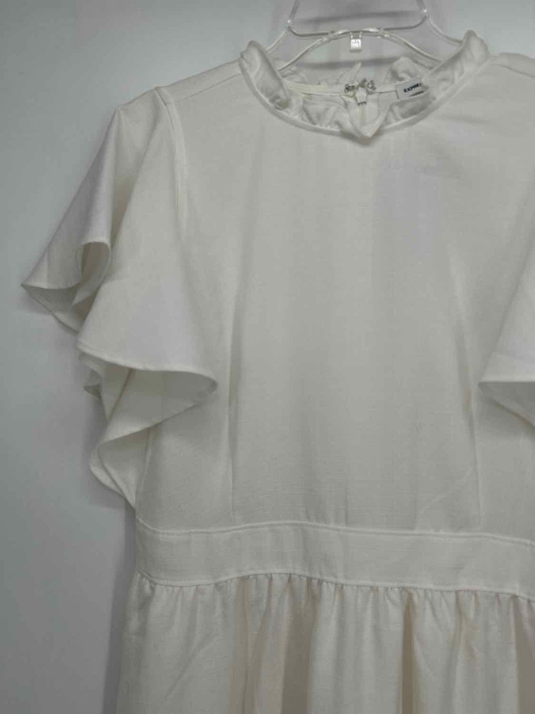 Express x Ladygang Size 12 White Dress