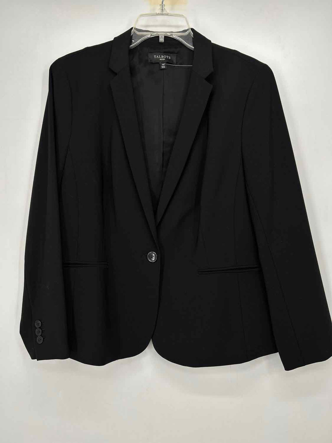Talbots Size 14P Black Jacket