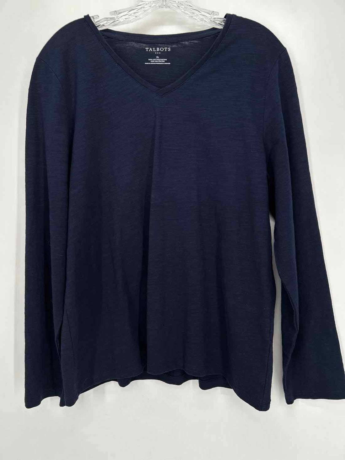 Talbots Size XL Navy Long Sleeve