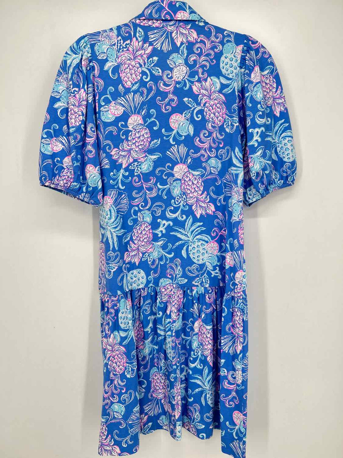 XXS Blue Pineapple Print Lilly Pulitzer Dress