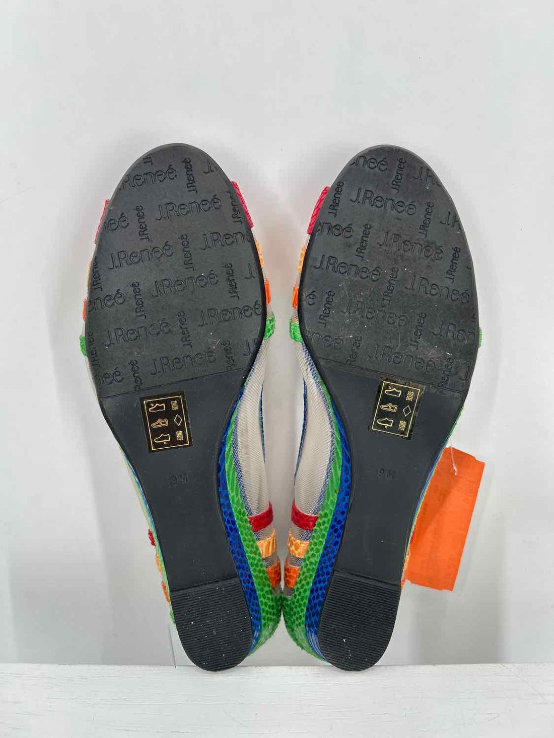 J Renee Women Size 9 Rainbow Heels
