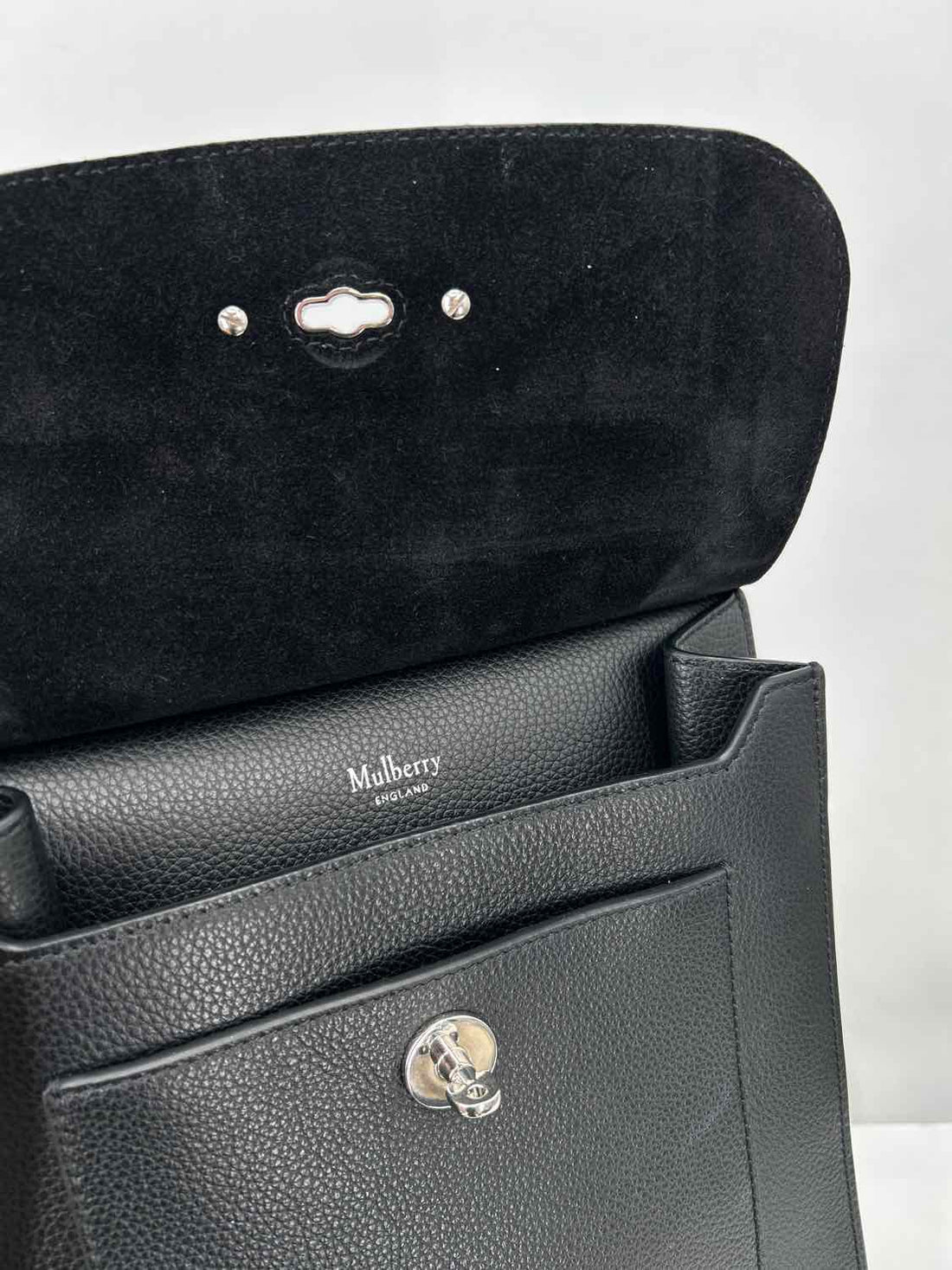Mulberry Black Genuine Leather LUXURY