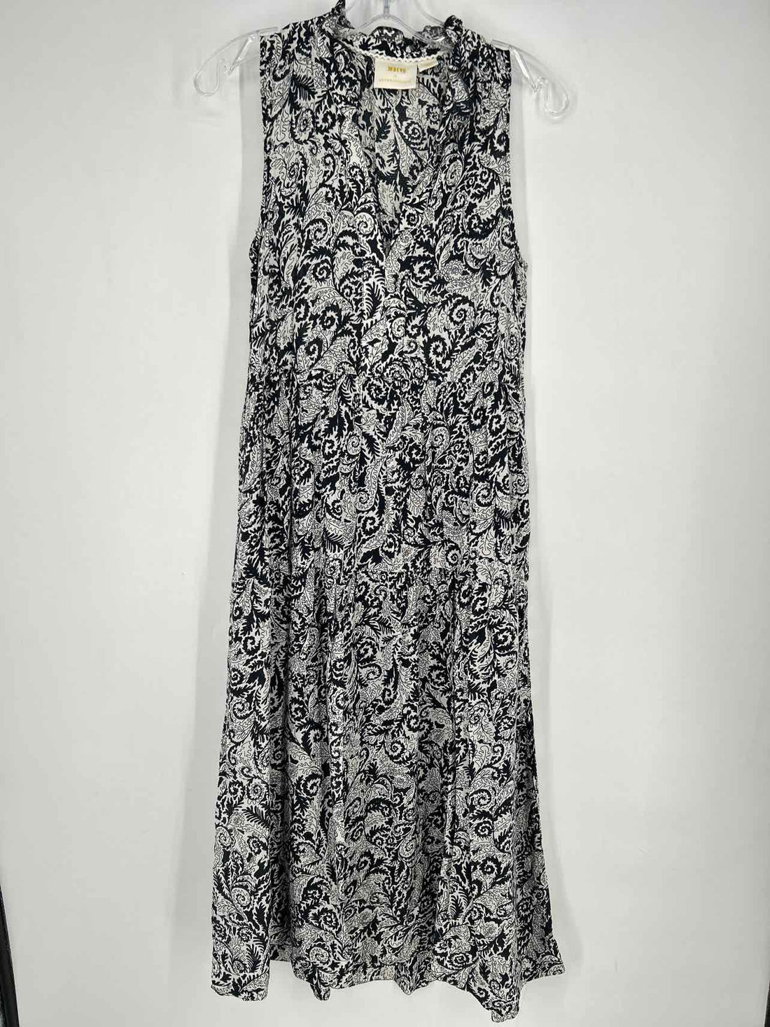 Maeve Size XS Black & White Sleeveless Dress